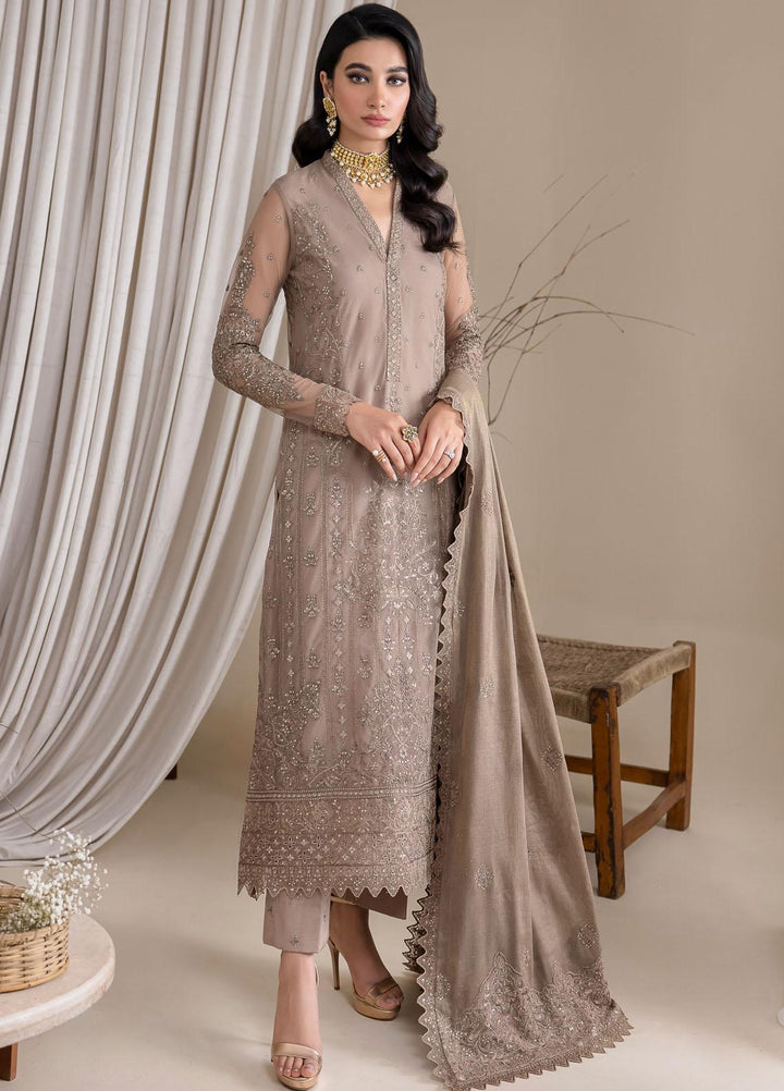 Iznik Embroidered Net Suits Unstitched 3 Piece IZ23CH CC-30 Vanessa - Luxury Collection