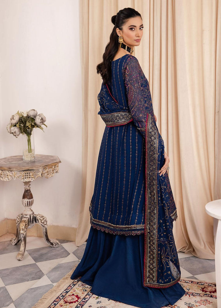 Iznik Embroidered Chiffon Suits Unstitched 3 Piece IZ24 CC 34 Ashah - Luxury Collection