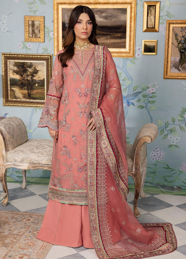 Iznik Embroidered Chiffon Suits Unstitched 3 Piece IZ24 CC 35 Dareen - Luxury Collection