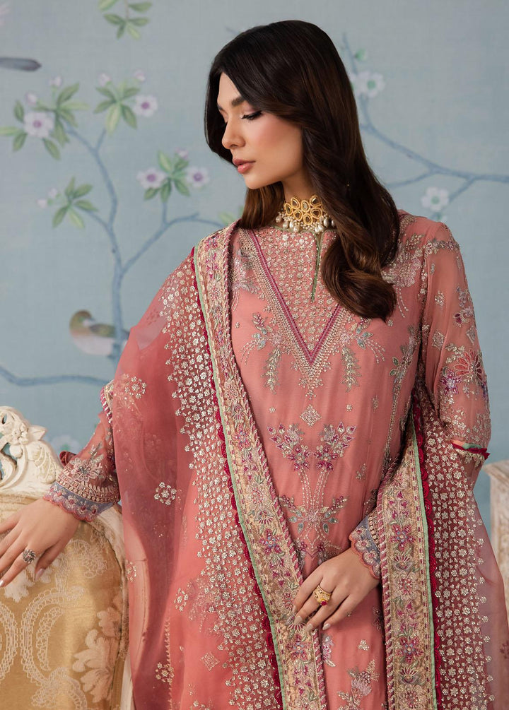 Iznik Embroidered Chiffon Suits Unstitched 3 Piece IZ24 CC 35 Dareen - Luxury Collection