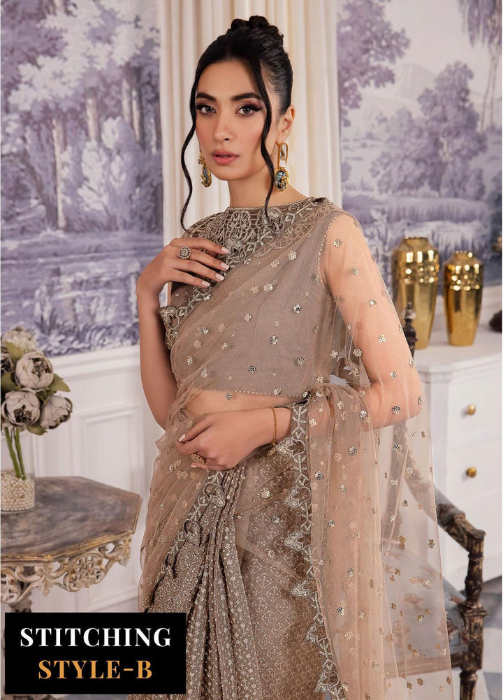 Iznik Embroidered Net Suits Unstitched 3 Piece IZ24 CC 36 Damiyah - Luxury Collection