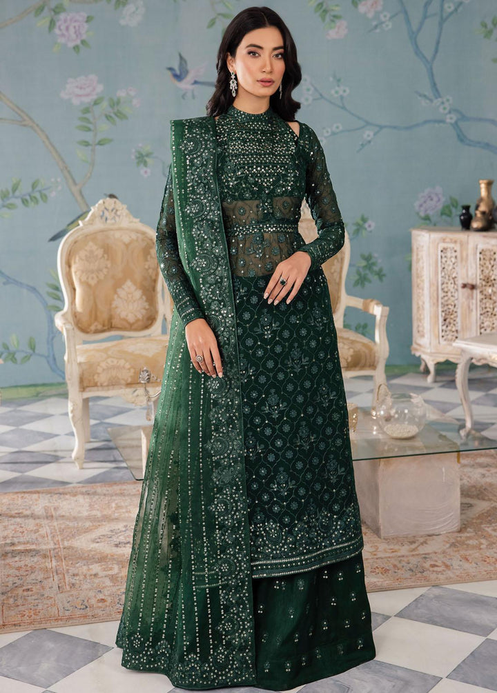 Iznik Embroidered Chiffon Suits Unstitched 3 Piece IZ24 CC 40 Keziah - Luxury Collection