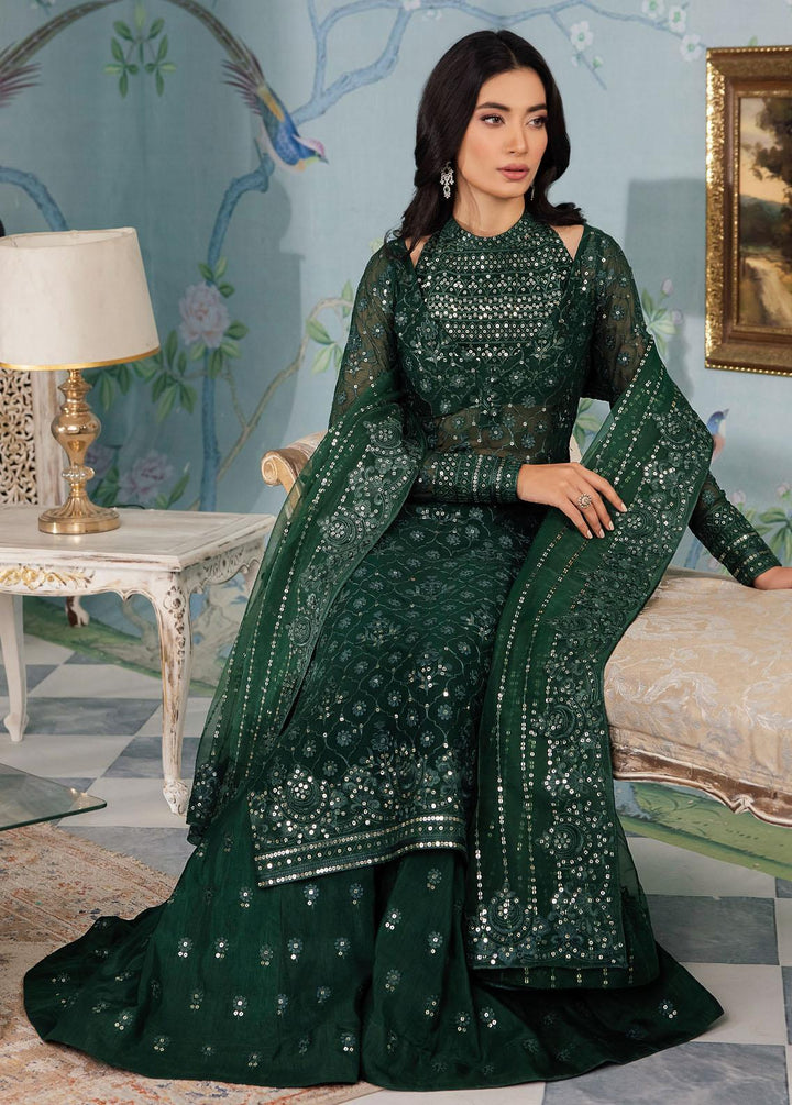 Iznik Embroidered Chiffon Suits Unstitched 3 Piece IZ24 CC 40 Keziah - Luxury Collection
