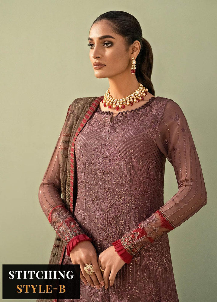 Iznik Embroidered Chiffon Suits Unstitched 3 Piece IZ23C CC 02 Adya - luxury Collection