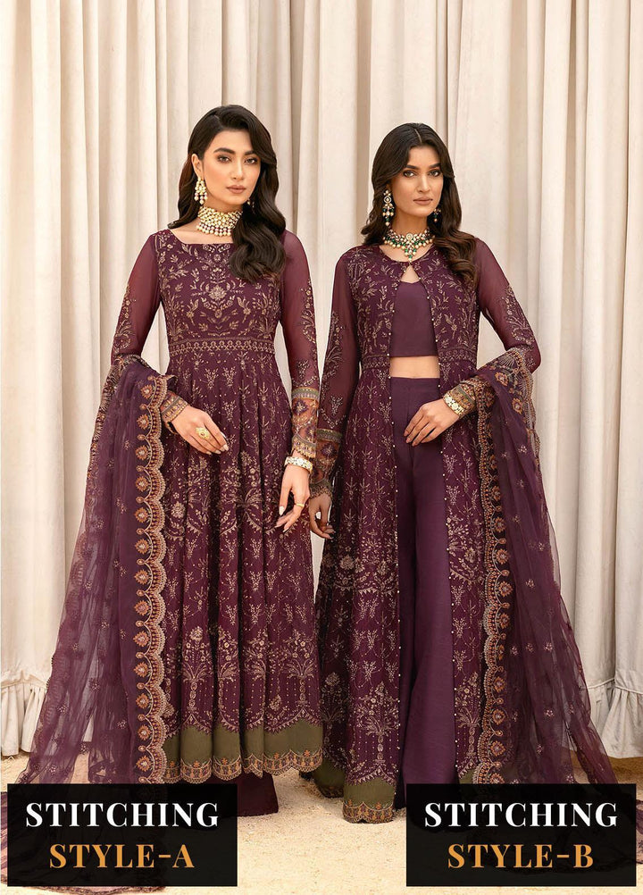 Iznik Embroidered Chiffon Suits Unstitched 3 Piece IZ23C CC 04 Anais - luxury Collection