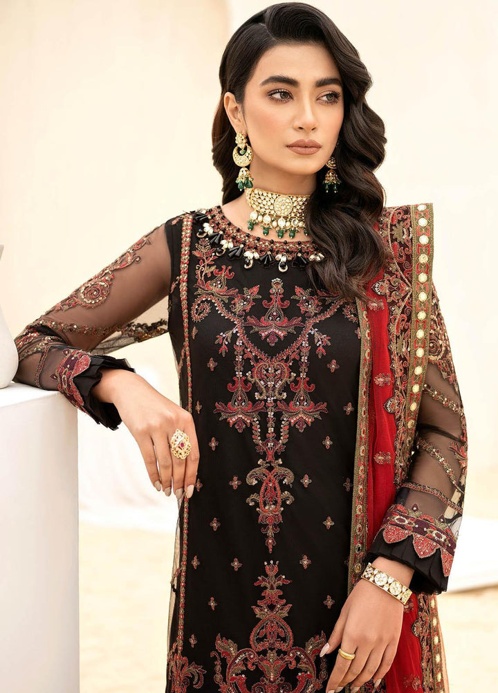 Iznik Embroidered Net Suits Unstitched 3 Piece IZ23C CC 08 Darina - luxury Collection