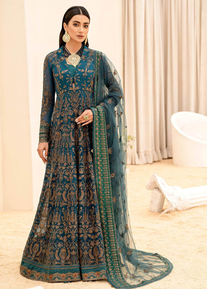 Iznik Embroidered Chiffon Suits Unstitched 3 Piece IZ23C CC 09 Rutvi - luxury Collection