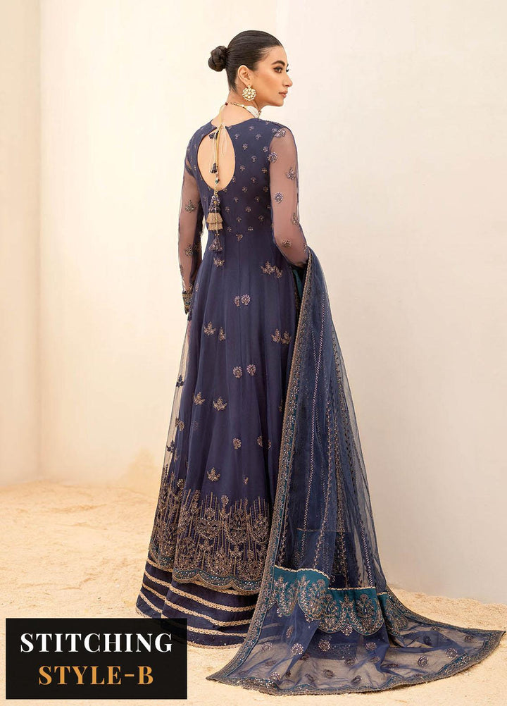 Iznik Embroidered Net Suits Unstitched 3 Piece IZ23C CC 10 Kenza - luxury Collection