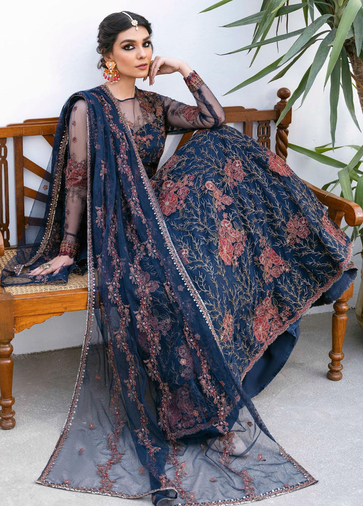 Iznik Embroidered Net Suits Unstitched 3 Piece IZ23-C2 CC-18 Zoe - Luxury Collection