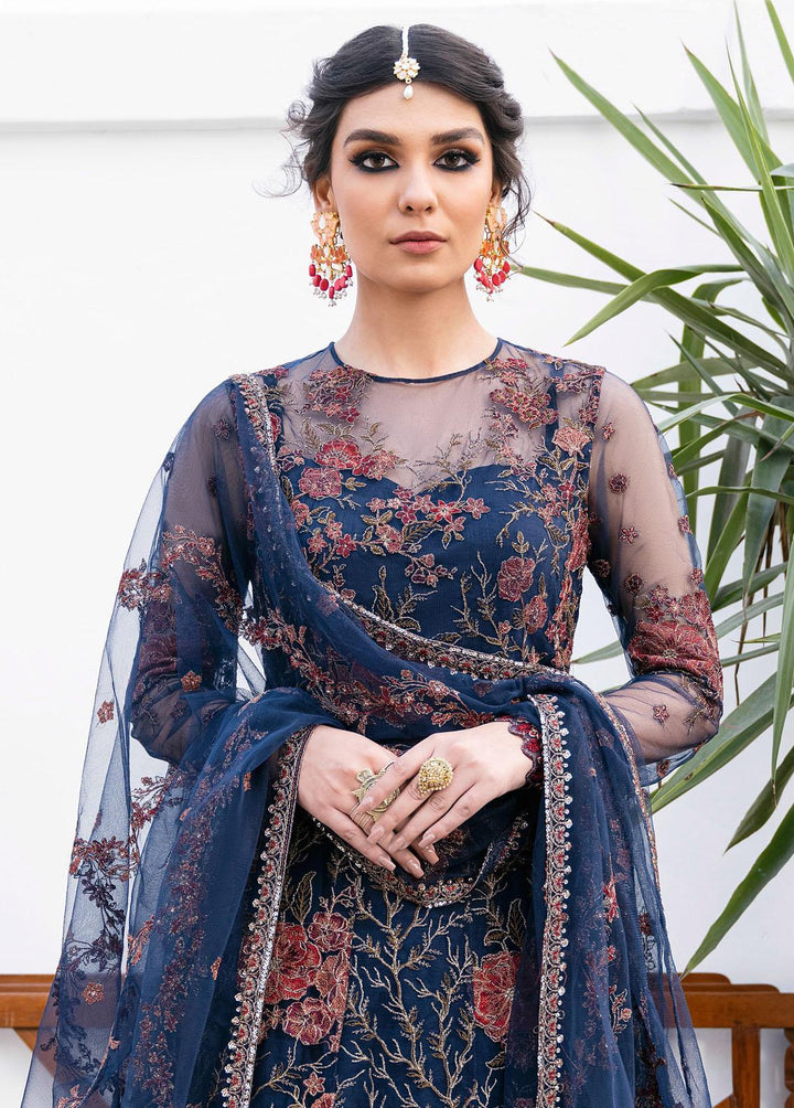 Iznik Embroidered Net Suits Unstitched 3 Piece IZ23-C2 CC-18 Zoe - Luxury Collection