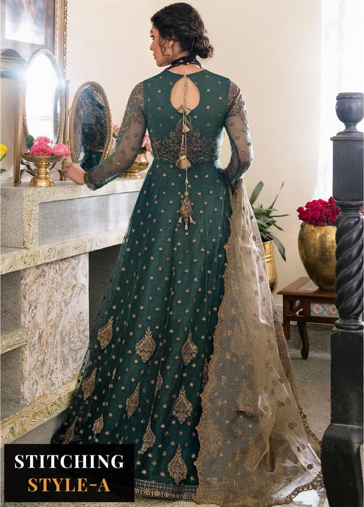 Iznik Embroidered Net Suits Unstitched 3 Piece IZ23-C2 CC-20 Mia - Luxury Collection
