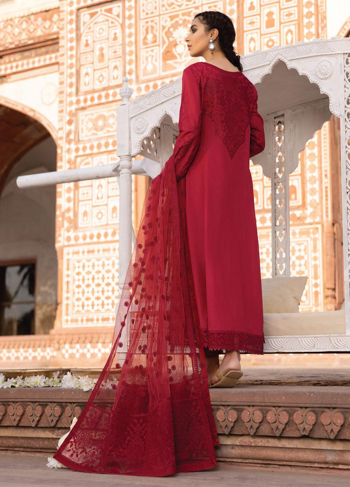 Iznik Embroidered Lawn Suits Unstitched 3 Piece IZ21F 05 Yaqutia - Festive Collection