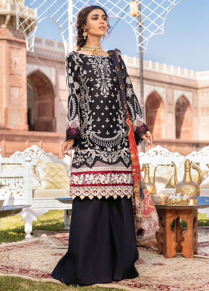 Iznik Embroidered Lawn Suits Unstitched 3 Piece IZ21F 08 Qadeem - Festive Collection