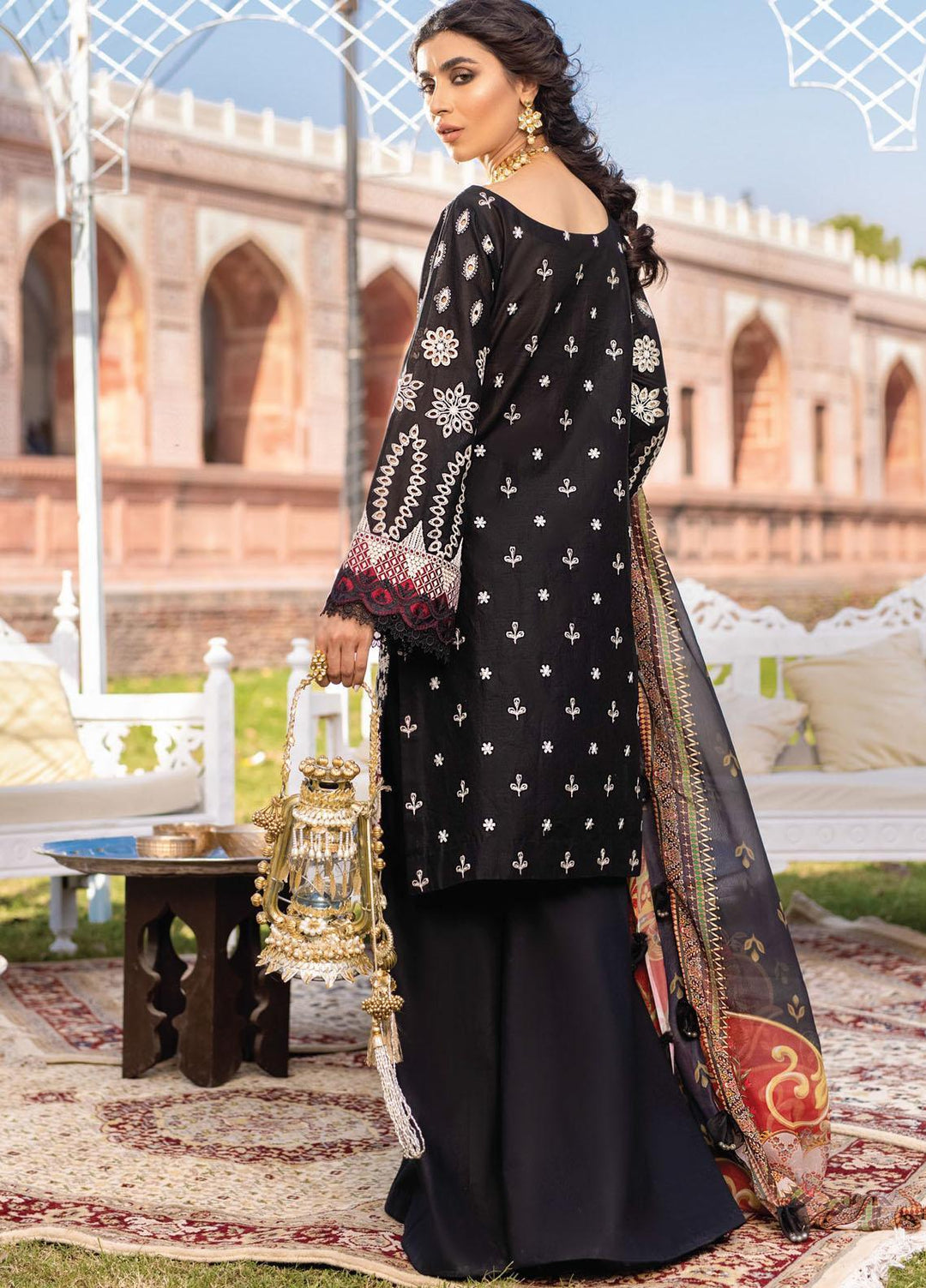 Iznik Embroidered Lawn Suits Unstitched 3 Piece IZ21F 08 Qadeem - Festive Collection