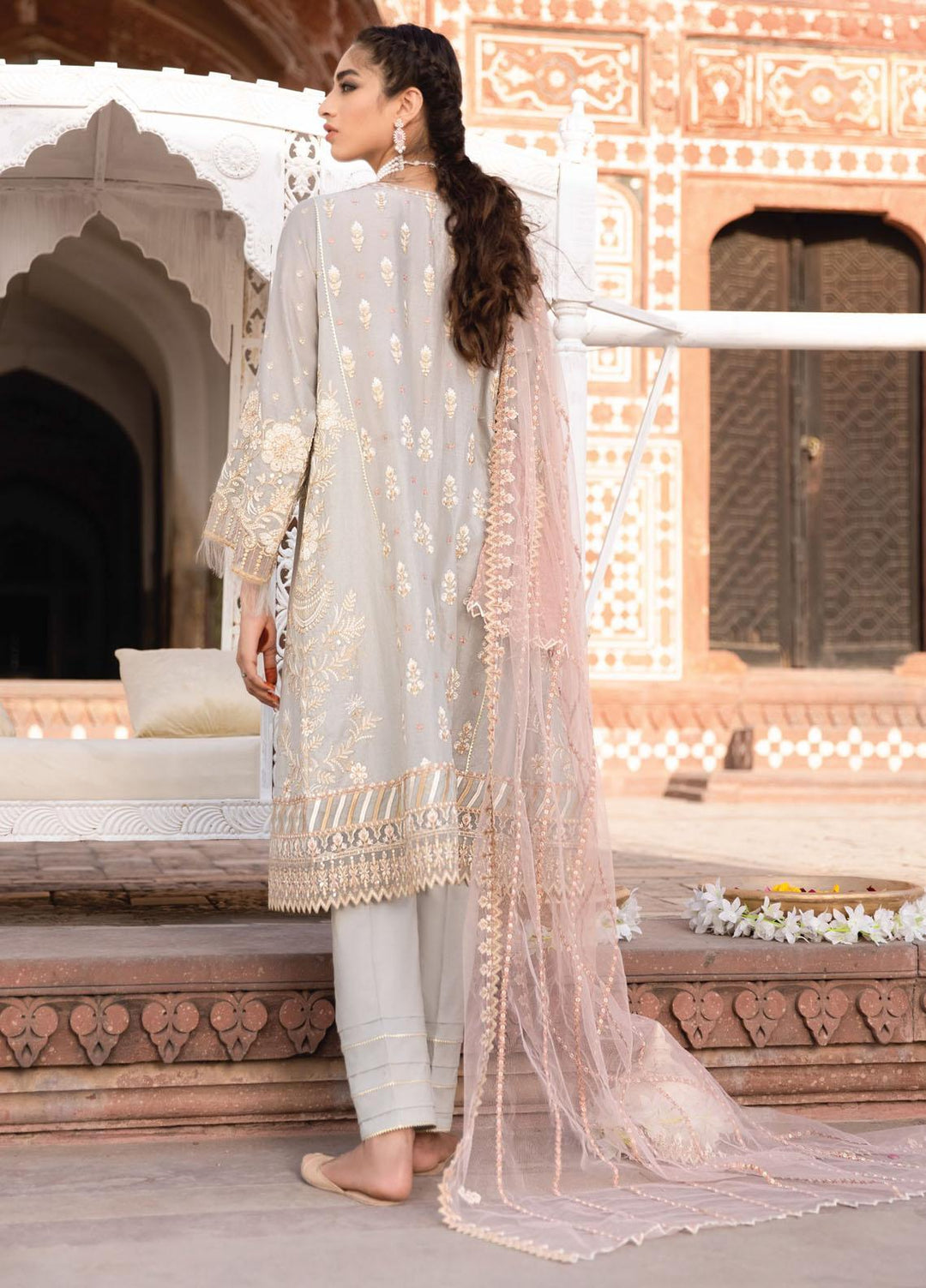 Iznik Embroidered Lawn Suits Unstitched 3 Piece IZ21F 10 Taghim - Festive Collection