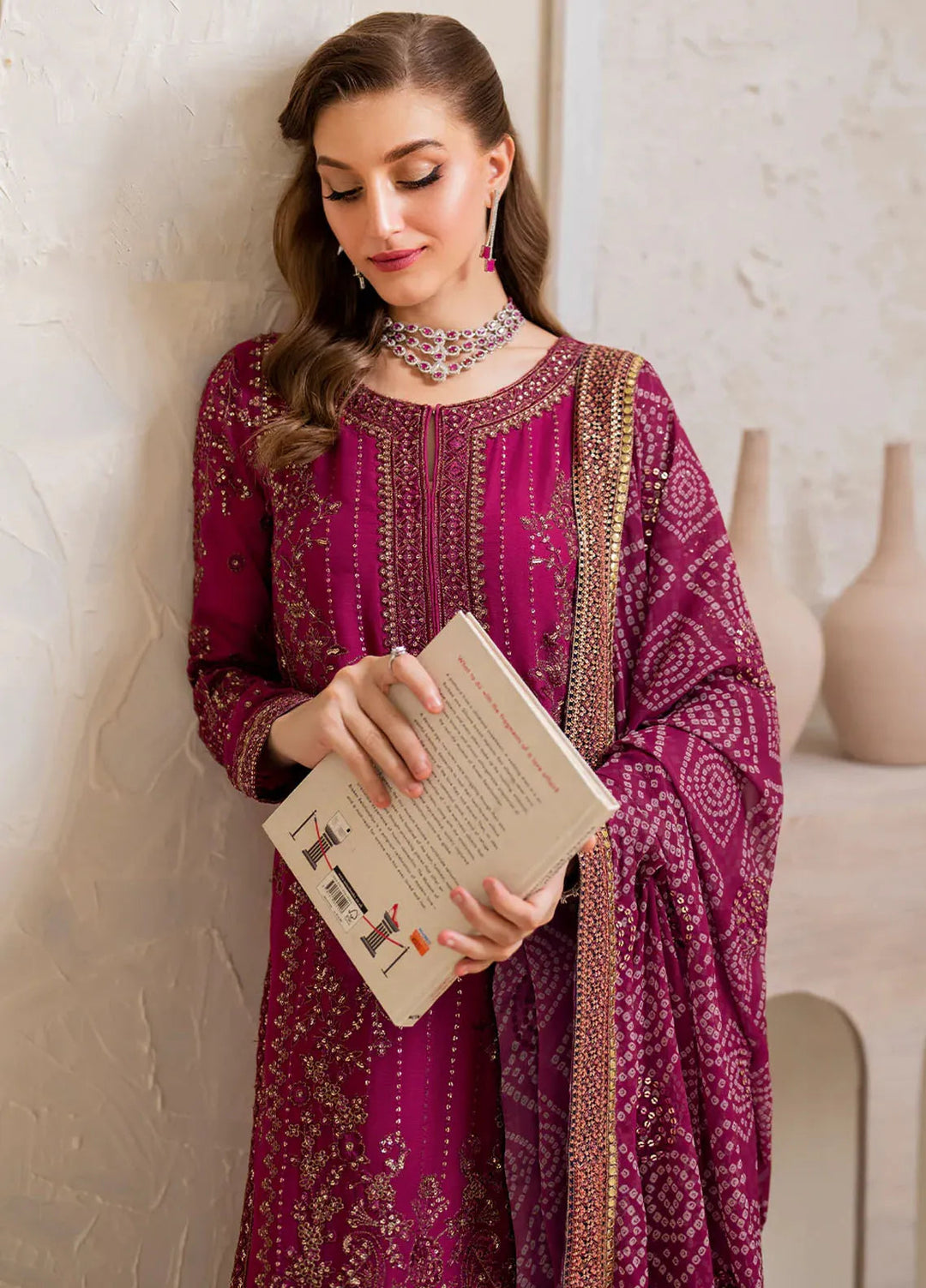 Iznik Embroidered Chiffon Suits Unstitched 3 Piece IZ24CC CC-45 - Luxury Collection