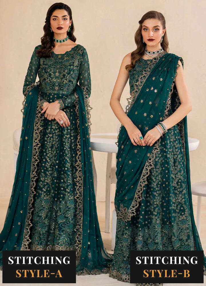 Iznik Embroidered Chiffon Suits Unstitched 3 Piece IZ24CC CC-47 - Luxury Collection