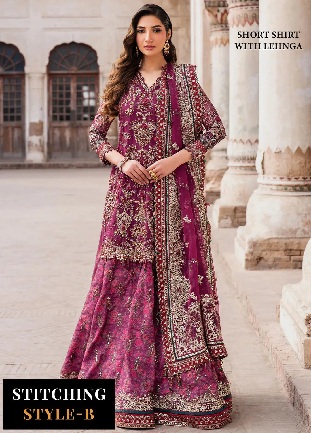 Iznik Embroidered Chiffon Suits Unstitched 3 Piece IZ25LC ILC-04 - Luxury Collection