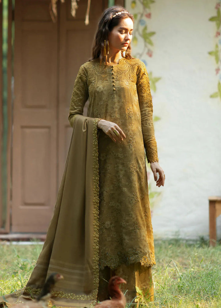 Iznik Embroidered Khaddar Suit Unstitched 3 Piece IZ24PW IPK-02 - Winter Collection