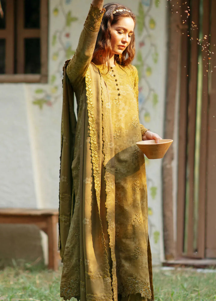 Iznik Embroidered Khaddar Suit Unstitched 3 Piece IZ24PW IPK-02 - Winter Collection