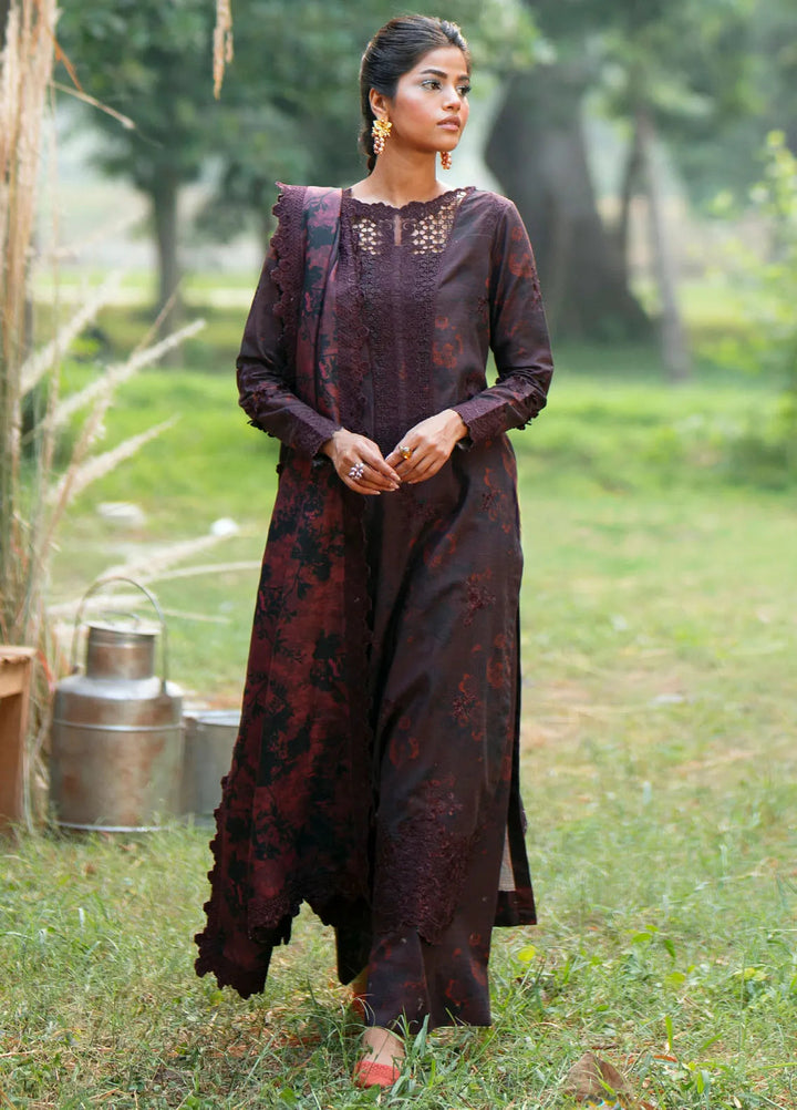 Iznik Embroidered Khaddar Suit Unstitched 3 Piece IZ24PW IPK-04 - Winter Collection