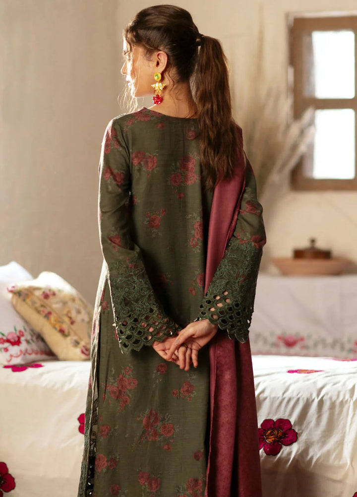 Iznik Embroidered Khaddar Suit Unstitched 3 Piece IZ24PW IPK-05 - Winter Collection