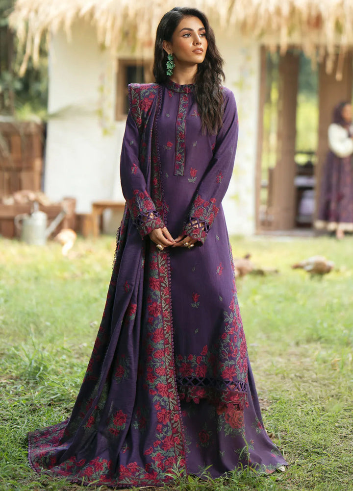 Iznik Embroidered Khaddar Suit Unstitched 3 Piece IZ24PW IPK-09 - Winter Collection