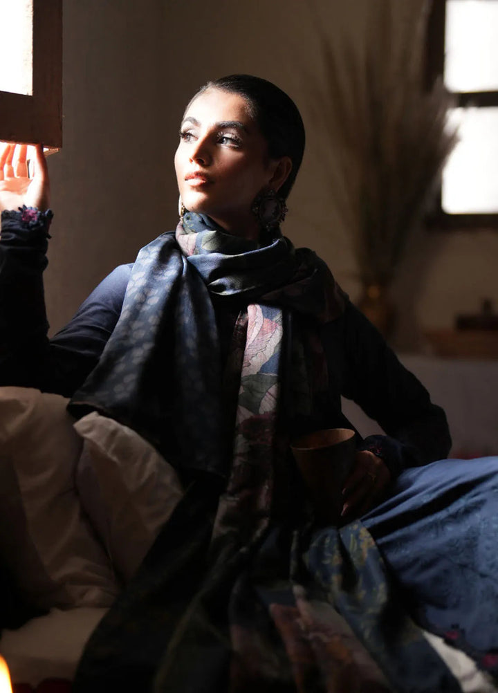 Iznik Embroidered Khaddar Suit Unstitched 3 Piece IZ24PW IPK-10 - Winter Collection