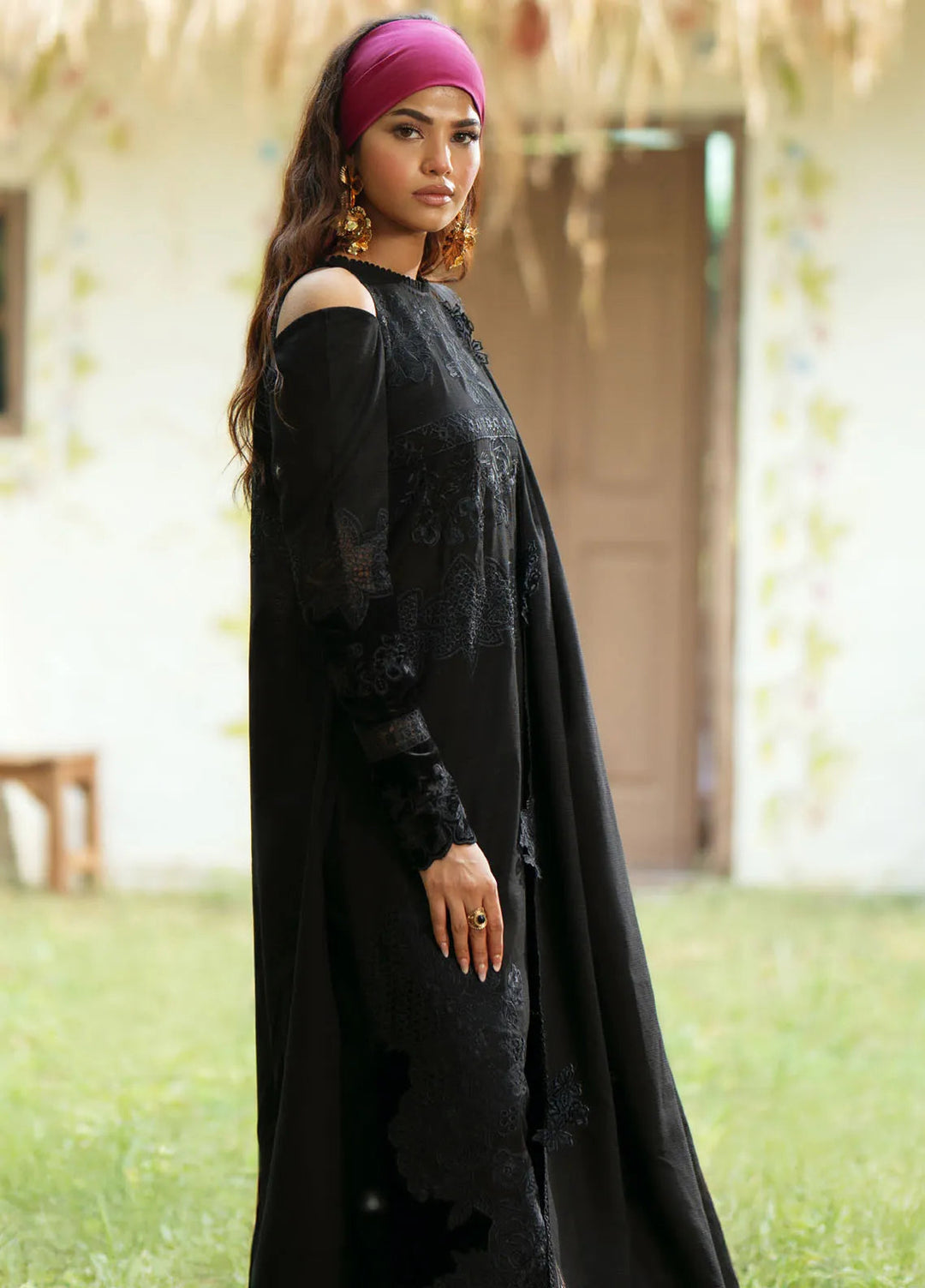 Iznik Embroidered Khaddar Suit Unstitched 3 Piece IZ24PW IPK-11 - Winter Collection