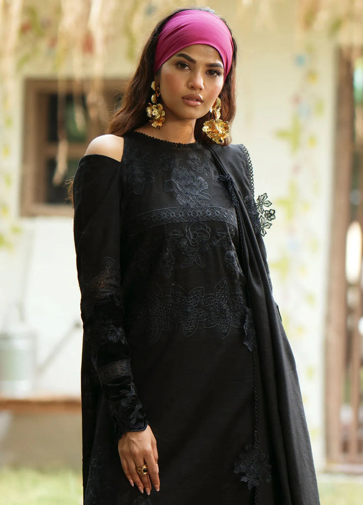 Iznik Embroidered Khaddar Suit Unstitched 3 Piece IZ24PW IPK-11 - Winter Collection