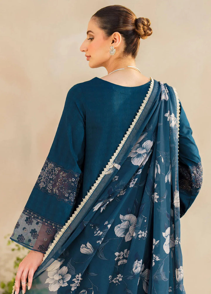 Iznik Embroidered Lawn Suit Unstitched 3 Piece IZ24F SFL-01 Jubilance - Festive Collection