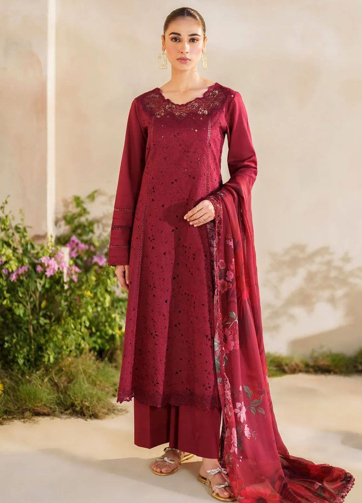 Iznik Embroidered Lawn Suit Unstitched 3 Piece IZ24F SFL-02 Enchantment - Festive Collection