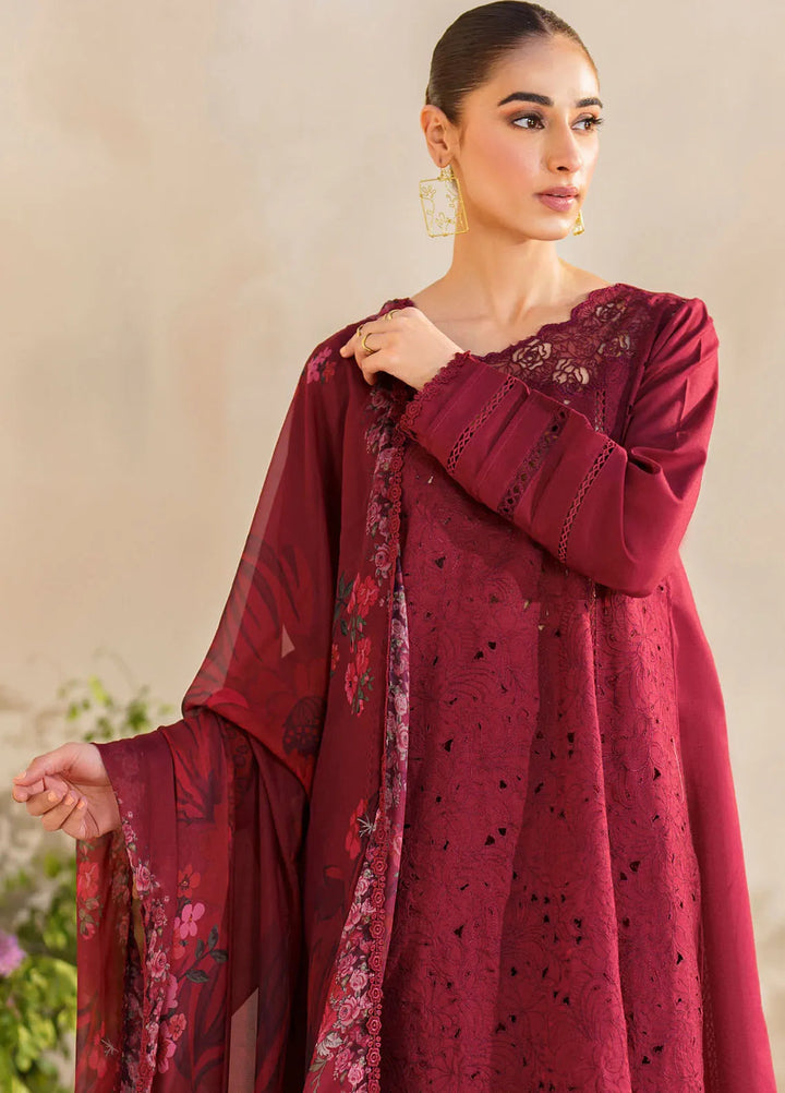 Iznik Embroidered Lawn Suit Unstitched 3 Piece IZ24F SFL-02 Enchantment - Festive Collection