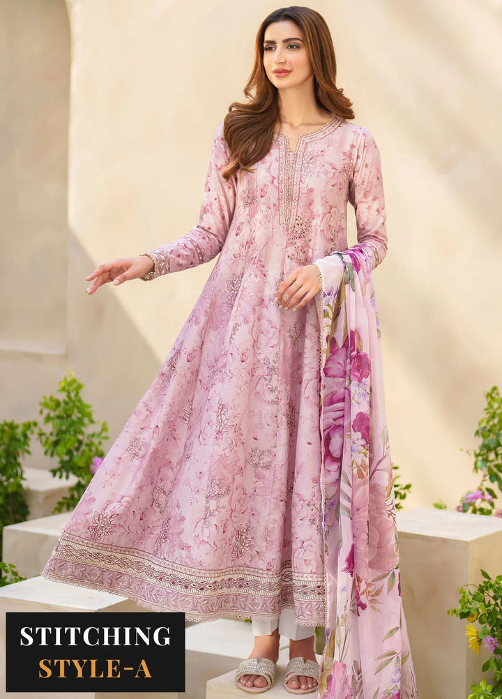 Iznik Embroidered Lawn Suit Unstitched 3 Piece IZ24F SFL-06 Opulence - Festive Collection