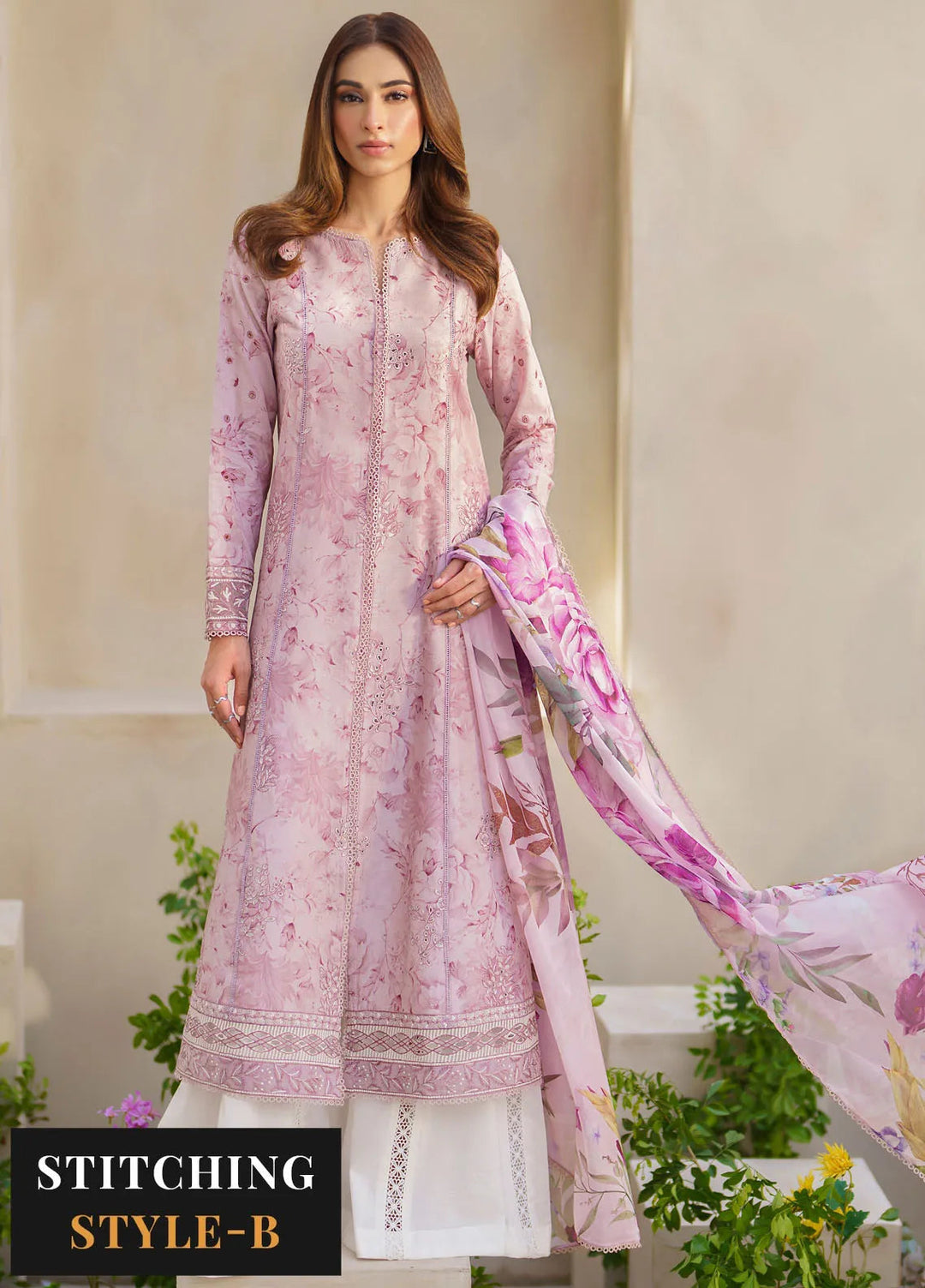 Iznik Embroidered Lawn Suit Unstitched 3 Piece IZ24F SFL-06 Opulence - Festive Collection