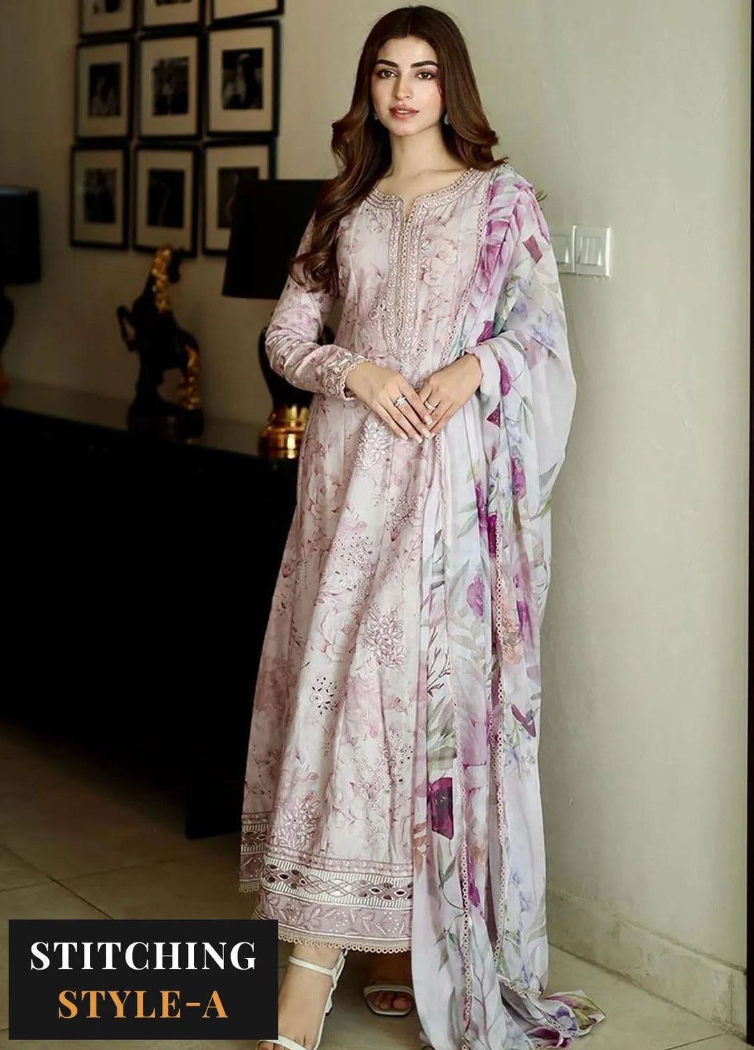 Iznik Embroidered Lawn Suit Unstitched 3 Piece IZ24F SFL-06 Opulence - Festive Collection