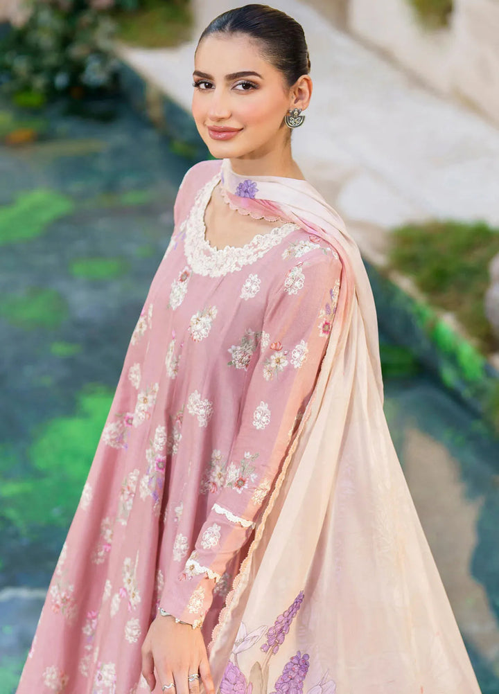 Iznik Embroidered Lawn Suit Unstitched 3 Piece IZ24F SFL-08 Euphoria - Festive Collection