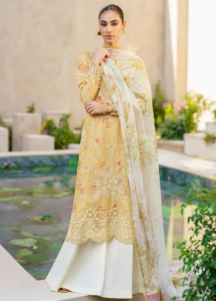 Iznik Embroidered Lawn Suit Unstitched 3 Piece IZ24F SFL-09 Luminary - Festive Collection