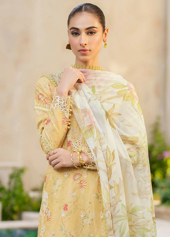Iznik Embroidered Lawn Suit Unstitched 3 Piece IZ24F SFL-09 Luminary - Festive Collection
