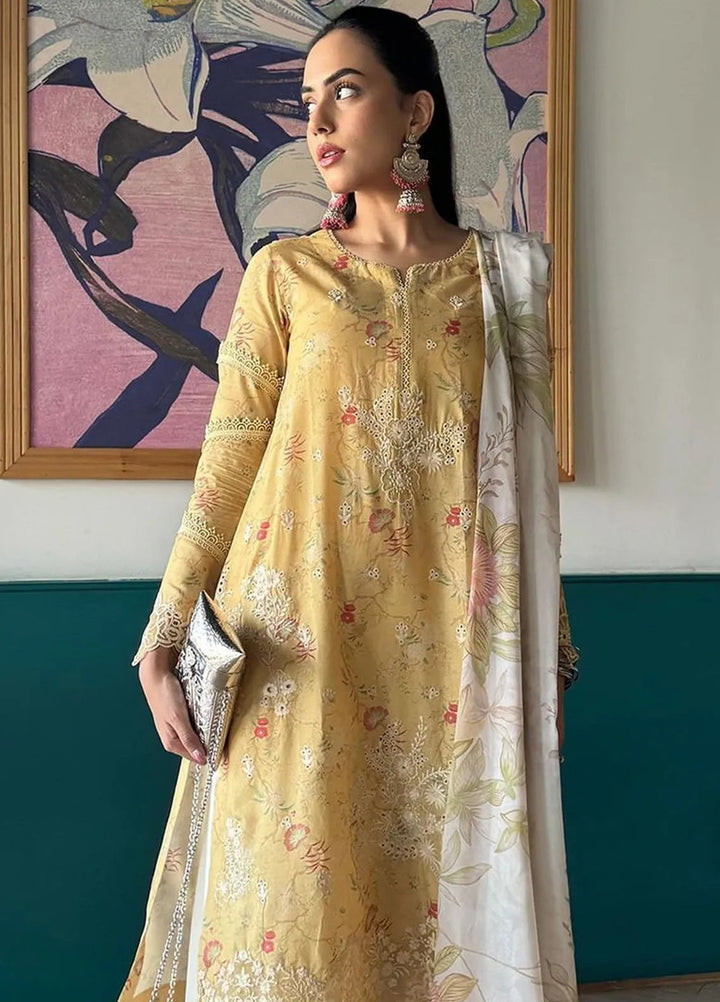 Iznik Embroidered Lawn Suit Unstitched 3 Piece IZ24F SFL-09 Luminary - Festive Collection