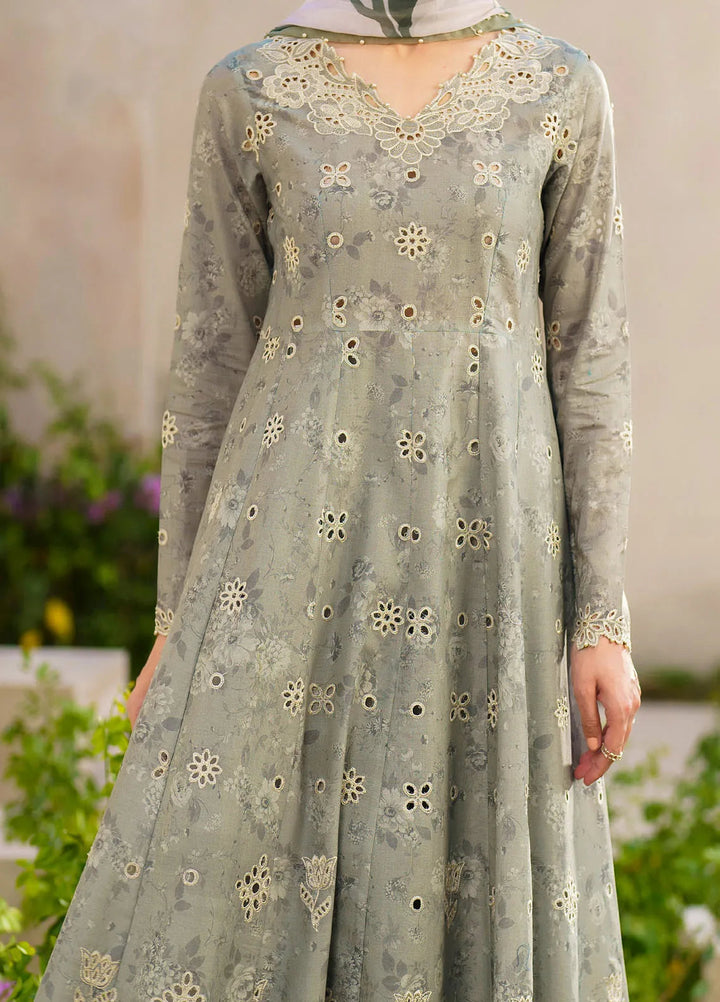 Iznik Embroidered Lawn Suit Unstitched 3 Piece IZ24F SFL-10 Serenity - Festive Collection
