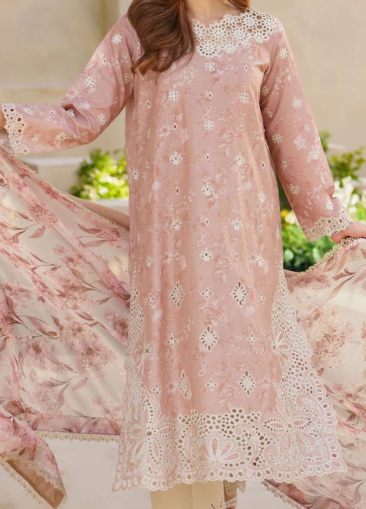 Iznik Embroidered Lawn Suit Unstitched 3 Piece IZ24F SFL-11 Bliss - Festive Collection