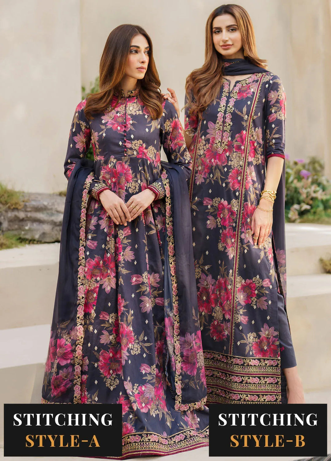 Iznik Embroidered Lawn Suit Unstitched 3 Piece IZ24F SFL-12 Resplendence - Festive Collection
