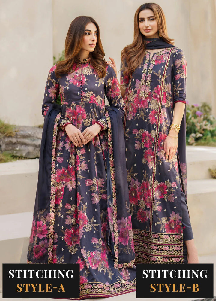 Iznik Embroidered Lawn Suit Unstitched 3 Piece IZ24F SFL-12 Resplendence - Festive Collection