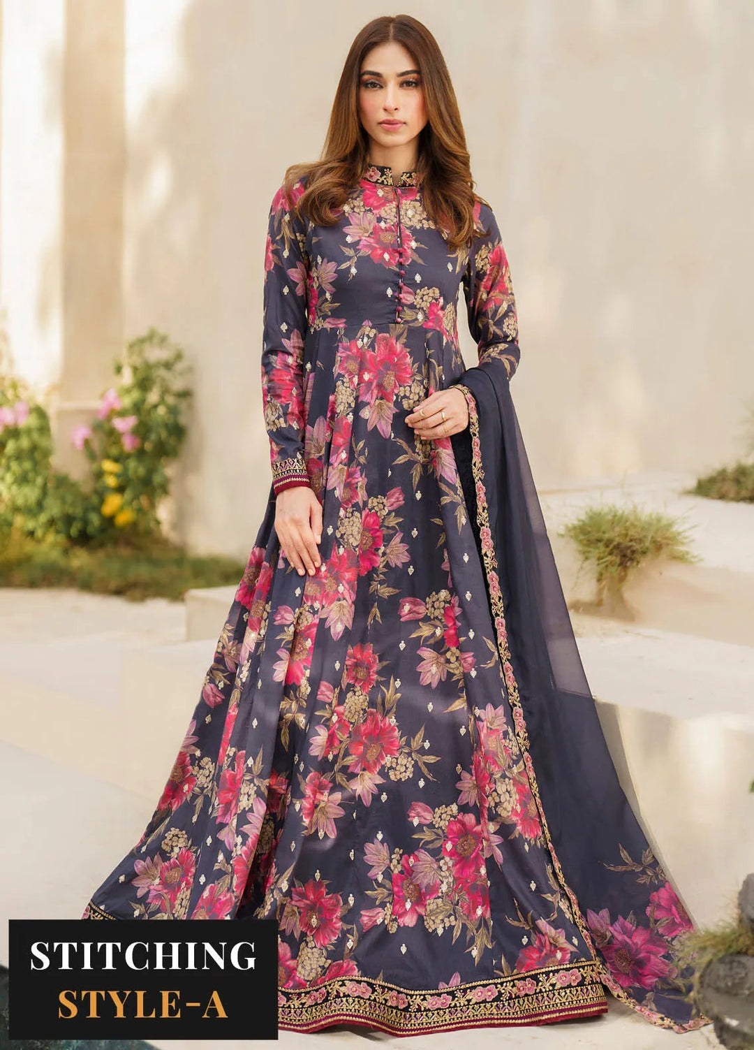 Iznik Embroidered Lawn Suit Unstitched 3 Piece IZ24F SFL-12 Resplendence - Festive Collection