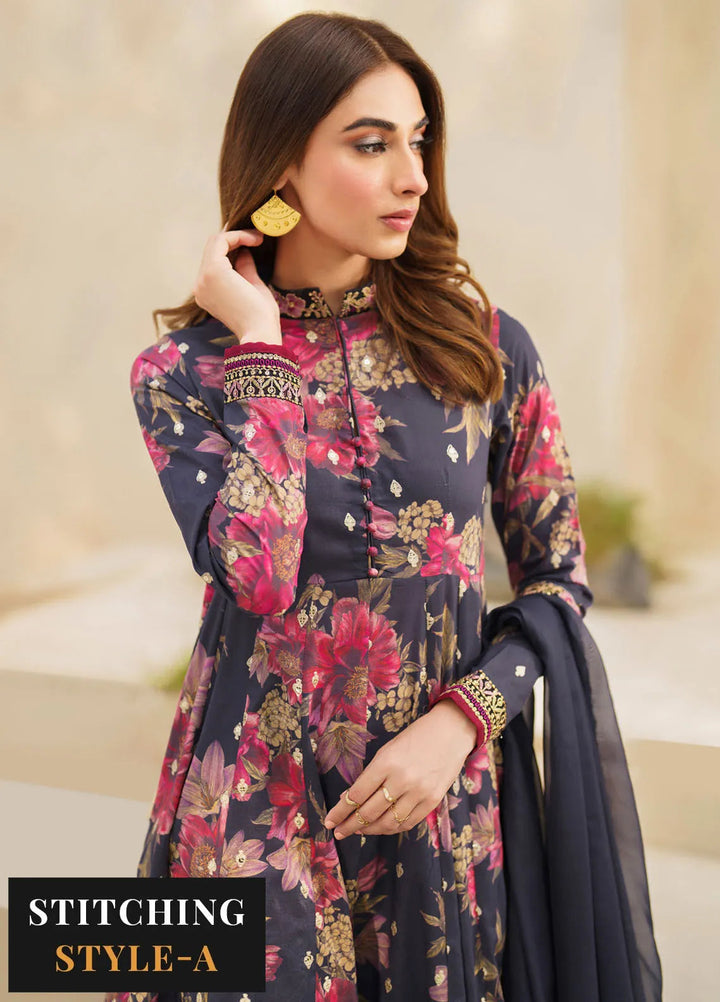 Iznik Embroidered Lawn Suit Unstitched 3 Piece IZ24F SFL-12 Resplendence - Festive Collection