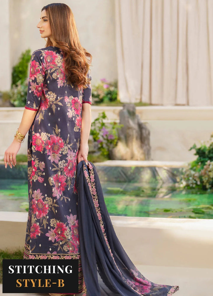 Iznik Embroidered Lawn Suit Unstitched 3 Piece IZ24F SFL-12 Resplendence - Festive Collection