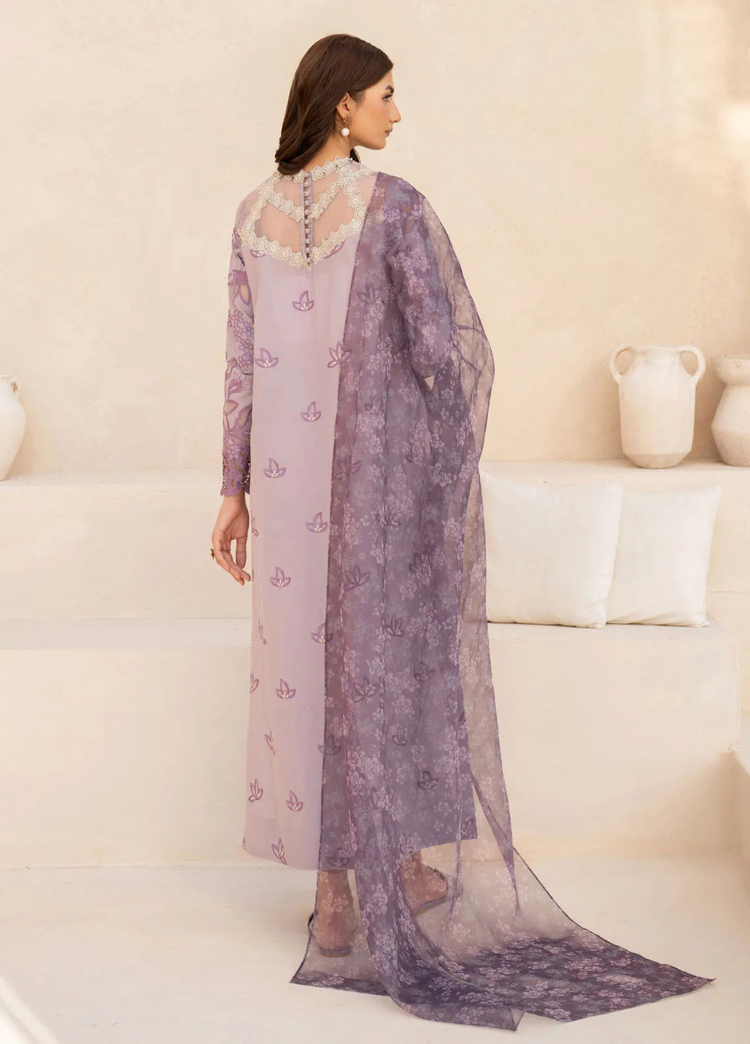 Iznik Embroidered Lawn Suit Unstitched 3 Piece IZ25FE EFL-01 - Summer Collection