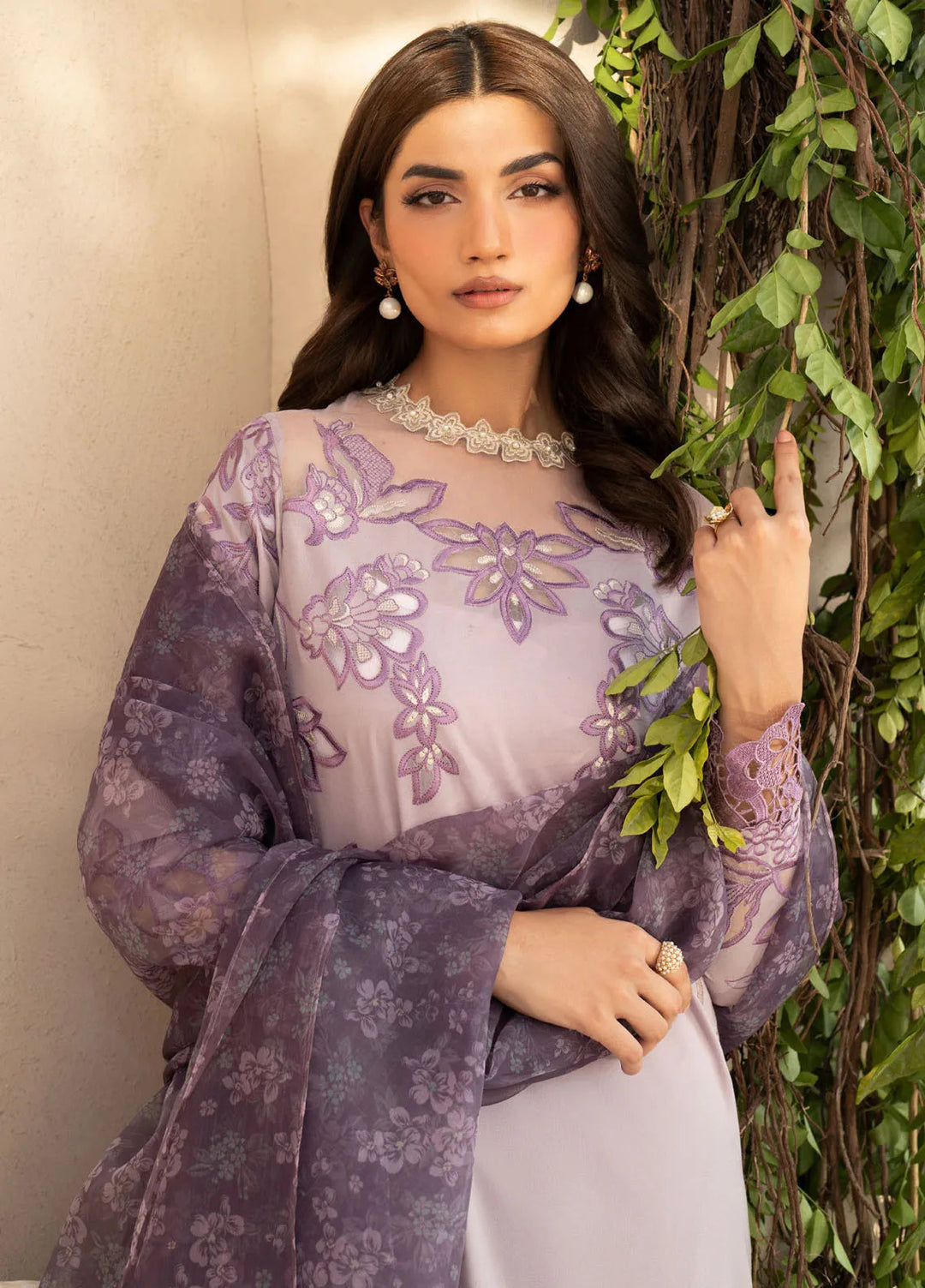 Iznik Embroidered Lawn Suit Unstitched 3 Piece IZ25FE EFL-01 - Summer Collection