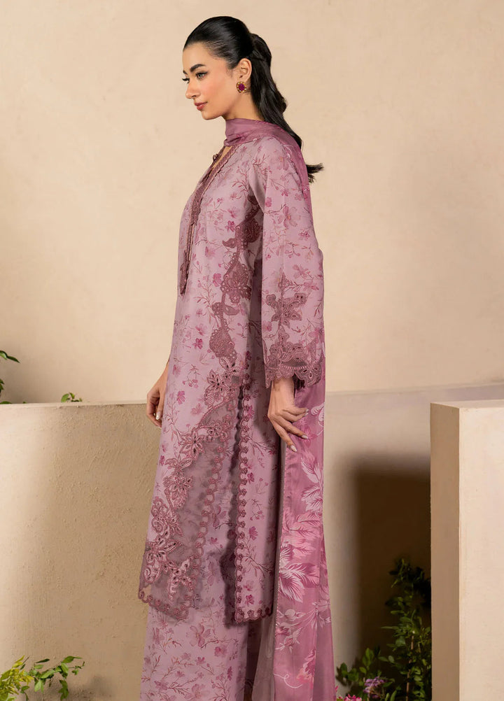 Iznik Embroidered Lawn Suit Unstitched 3 Piece IZ25FE EFL-04 - Summer Collection